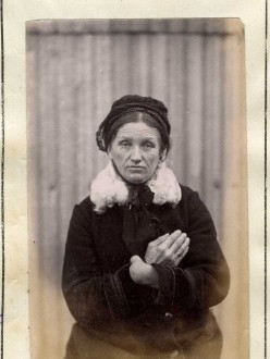 Mug shot of Mary Spanger, 19th century New Zealand criminal