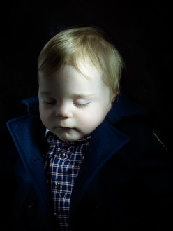 Anuschka Blommers and Niels Schumm kidswear that looks like post mortem photography.